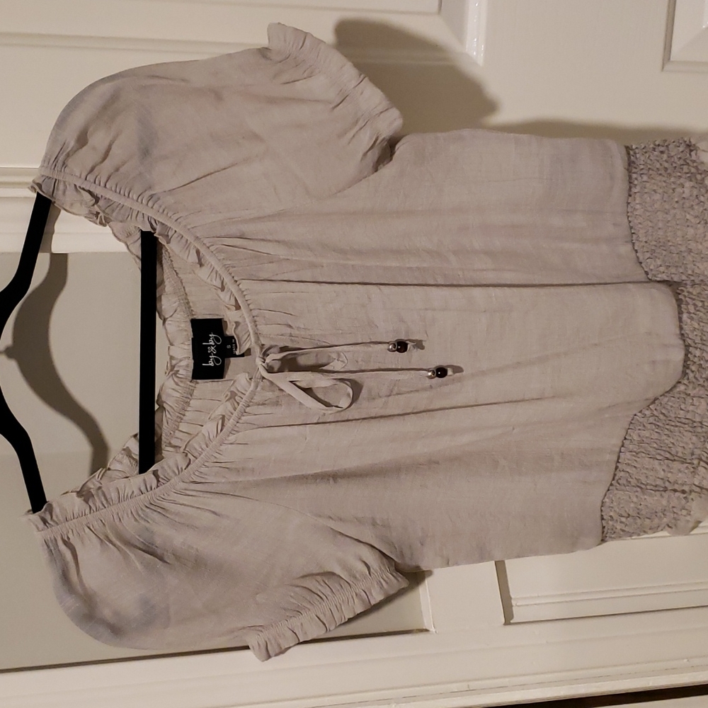 JUNIOR'S or Women's top size s from JC Penny's.